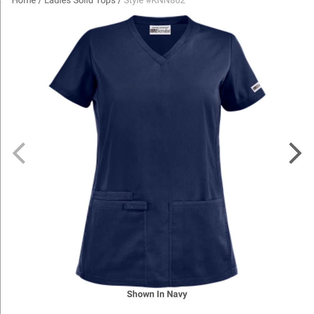 Uniform Advantage Scrub Set Top & Bottom Navy NWOT